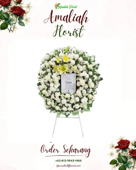 Krans Bunga Duka Pondok Udik